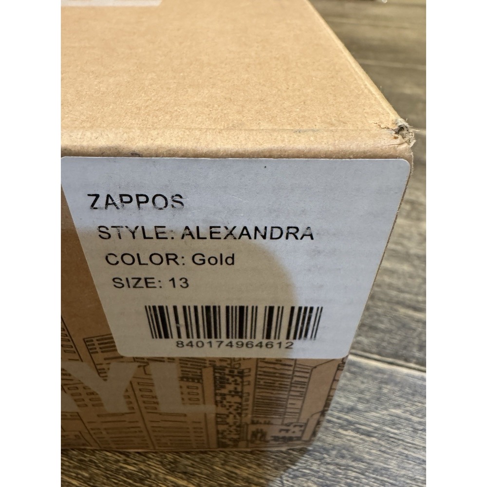 FARYL by FaryIrobin Alexandra Gold ALEXANDRA-GOLD Women's Size 13 - Picture 9 of 10